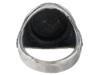 GERMAN WWII TYPE WAFFEN SS TOTENKOPF SILVER RING PIC-3