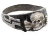 GERMAN WWII TYPE WAFFEN SS MOUNTAIN TROOPS SILVER RING PIC-1