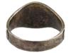 GERMAN WWII TYPE ADOLF HITLER 1933 SILVER RING PIC-3