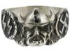 WWII GERMAN THIRD REICH TYPE SS 800 SILVER WIKING RING PIC-0