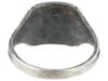 WWII MODEL WAFFEN SS TOTENKOPF DIVISION SIVLER RING PIC-4