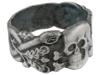 WWII MODEL NAZI WAFFEN SS ANTI PARTISAN SILVER RING PIC-1