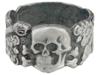 WWII MODEL NAZI WAFFEN SS ANTI PARTISAN SILVER RING PIC-0