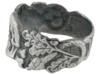 WWII MODEL NAZI WAFFEN SS ANTI PARTISAN SILVER RING PIC-2