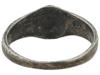 WWII MODEL NAZI GERMAN WAFFEN SS OFFICER SILVER RING PIC-4