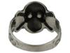 WWII MODEL NAZI WAFFEN SS TOTENKOPF OFFICER SILVER RING PIC-4