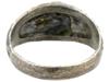 WWII MODEL NAZI WAFFEN SS MOUNTAIN TROOPS SILVER RING PIC-4