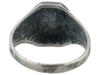 GERMAN WWII TYPE WAFFEN SS OFFICERS SILVER RING PIC-4