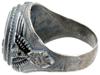 WWII NAZI GERMAN TYPE WAFFEN SS TOTENKOPF RING PIC-2