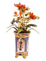 JANE HUTCHESON GORHAM FLOWER BOUQUET PORCELAIN VASE