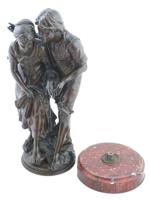 ANTIQUE JEAN-LOUIS GREGOIRE FRENCH BRONZE FIGURE