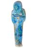 ANCIENT EGYPTIAN BLUE GLAZED FAIENCE USHABTI FIGURINE PIC-1