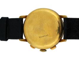 ORIGINAL ZENITH 18K GOLD CHROHOGRAPH WRIST WATCH