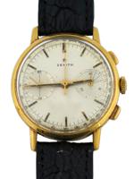 ORIGINAL ZENITH 18K GOLD CHROHOGRAPH WRIST WATCH