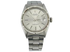 ROLEX OYSTER PERPETUAL DATE STAINLESS STEEL WATCH