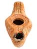 ANCIENT ROMAN EMPIRE UNGLAZED TERRACOTTA OIL LAMP PIC-4