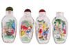 VINTAGE CHINESE REVERSE HAND PAINTED SNUFF BOTTLES PIC-0