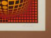 VICTOR VASARELY SIGNED LTD ED SERIGRAPH PRINT W COA PIC-2