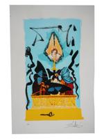 AFTER DALI THE RESURRECTION TAROT SIGNED PRINT W COA