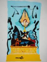 AFTER DALI THE RESURRECTION TAROT SIGNED PRINT W COA