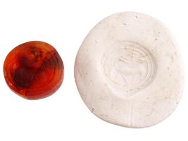 ANCIENT SASSANIAN EMPIRE CARVED CARNELIAN SEAL