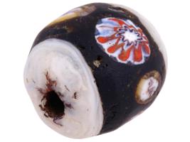 ANCIENT ROMAN MILLEFIORI FACE DESIGN GLASS BEAD