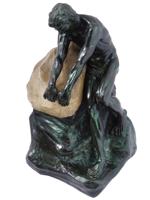 CLEMENS WERMINGHAUSEN ANTIQUE GERMAN BRONZE FIGURE