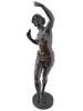 ANTIQUE FRENCH BRONZE SCULPTURE BY EDOUARD DROUOT PIC-1