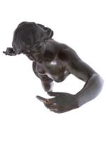 ANTIQUE FRENCH BRONZE SCULPTURE BY EDOUARD DROUOT