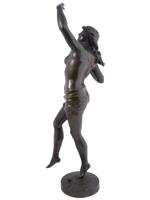 ANTIQUE FRENCH BRONZE SCULPTURE BY EDOUARD DROUOT