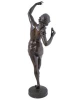 ANTIQUE FRENCH BRONZE SCULPTURE BY EDOUARD DROUOT