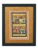 MINI ANTIQUE PERSIAN MUGHAL DOUBLE PAINTING MANUSCRIPT PIC-0