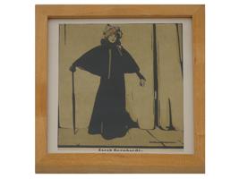 LITHOGRAPH OF SARAH BERNHARDT BY WILLIAM NICHOLSON