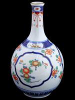 VINTAGE JAPANESE KO IMARI PORCELAIN VASE 1970S