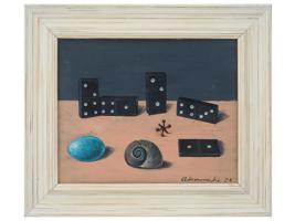 ATTR TO GERTRUDE ABERCROMBIE STILL LIFE OIL PAINTING