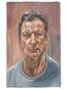 ENGLISH SELF PORTRAIT OIL PAINTING AFTER LUCIAN FREUD PIC-0