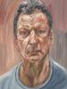 ENGLISH SELF PORTRAIT OIL PAINTING AFTER LUCIAN FREUD PIC-1