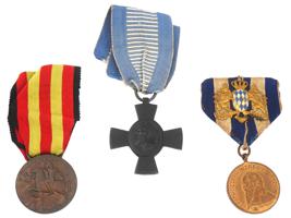 GERMAN ITALIAN SPANISH PRE WWII AND WWI MEDALS
