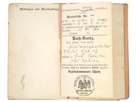 WWI ERA PRUSSIAN MILITARY ID DOCUMENTS