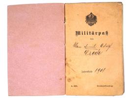 WWI ERA PRUSSIAN MILITARY ID DOCUMENTS