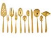 GOLD PLATED CUTLERY SET BY STANLEY ROBERTS JAPAN PIC-1