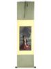 CHINESE PAINTING ON LINEN SCROLL BY JIANG GUOFANG PIC-0