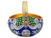 RUSSIAN GILT SILVER CLOISONNE ENAMEL KOVSH LADLE PIC-2