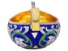 RUSSIAN GILT SILVER CLOISONNE ENAMEL KOVSH LADLE PIC-4