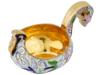 RUSSIAN GILT SILVER CLOISONNE ENAMEL KOVSH LADLE PIC-1