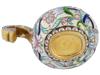 RUSSIAN GILT SILVER CLOISONNE ENAMEL KOVSH LADLE PIC-6