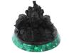 GRACHEV BROTHERS TROIKA BRONZE STATUE MALACHITE STAND PIC-2