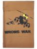 ENGLISH WRONG WAR STENCIL ON CARDBOARD BY BANKSY PIC-0