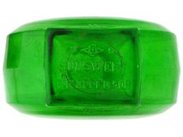 VINTAGE GREEN GLASS BOTTLES SUNSWEET AND RELIEF IMAGES