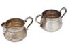 ANTIQUE AMERICAN TOWLE SILVER CREAMER AND SUGAR BOWL PIC-0